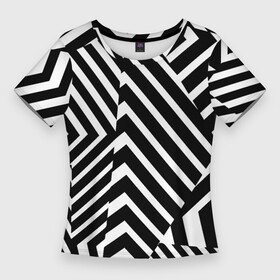Женская футболка 3D Slim с принтом Минималистический геометрический паттерн в Тюмени,  |  | abstraction | fashion | geometry | minimalism | pattern | абстракция | геометрия | минимализм | мода | паттерн