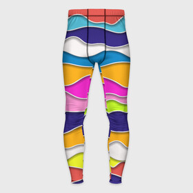 Мужские тайтсы 3D с принтом Разноцветные волны  Летний паттерн в Тюмени,  |  | abstraction | fashion | pattern | summer | wave | абстракция | волна | лето | мода | паттерн