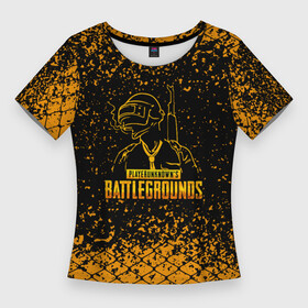 Женская футболка 3D Slim с принтом PlayerUnknown s Battlegrounds  брызги в Тюмени,  |  | announ | battle | battleground | battlegrounds | game | games | lite | logo | mobile | player | playerunknown | pubg | royale | анноун | батл | батлграунд | згип | игра | игры | лайт | лого | логотип | логотипы | мобайл | онлайн | пабг | плеер |