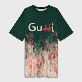 Платье-футболка 3D с принтом gucci  огонь в Тюмени,  |  | fasion | gold | gucci | gussi | trend | гусси | гуччи | золото | золотой | мода | одежда | тренд | тренды