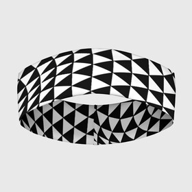 Повязка на голову 3D с принтом Геометрический паттерн  минимализм в Тюмени,  |  | geometry | minimalism | pattern | triangle | wave | волна | геометрия | минимализм | паттерн | треугольник