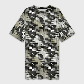 Платье-футболка 3D с принтом Абстрактный камуфляжный в Тюмени,  |  | abstract | brown | camouflage | dark | gray | green | khaki | militarism | military | monochrome | protective | swamp | абстрактный | болотный | военный | защитный | зеленый | камуфляжный | коричневый | милитаризм | монохромный | серый | темный | хаки