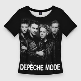 Женская футболка 3D Slim с принтом Depeche Mode  black  white portrait в Тюмени,  |  | 80s | 80е | alternative rock | bands | depeche mode | music | pop | synthpop | алан уайлдер | альтернатива | группы | депеш мод | дэйв гаан | мартин гор | мужчины | музыка | музыканты | поп | портрет | синти поп | энди флетчер