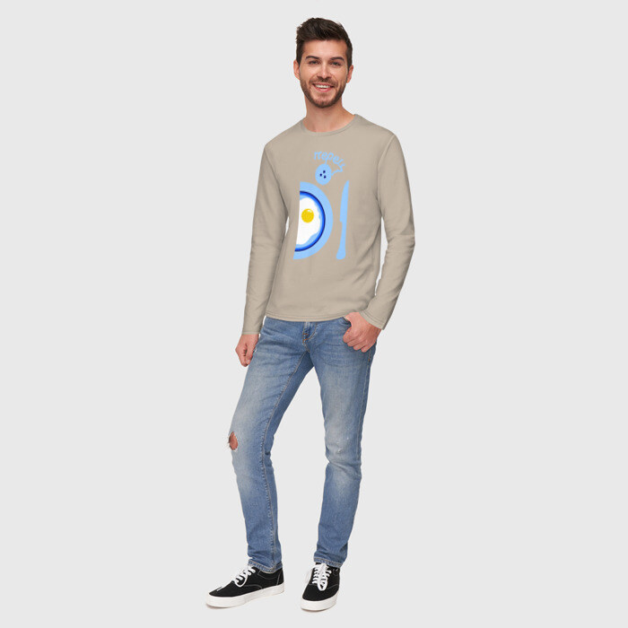 Мужской лонгслив хлопок Мы близки как перец и соль фото