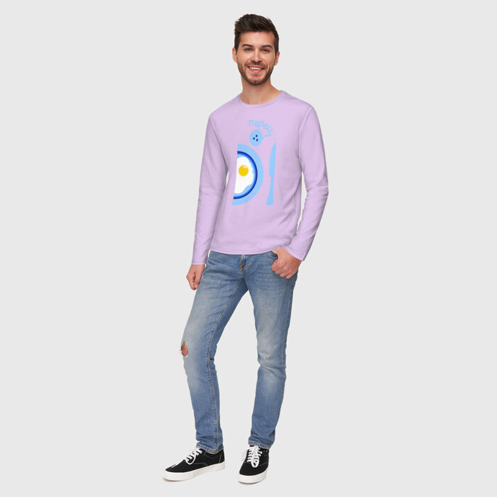 Мужской лонгслив хлопок Мы близки как перец и соль фото