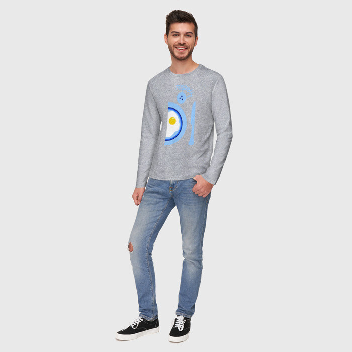 Мужской лонгслив хлопок Мы близки как перец и соль фото