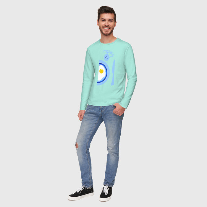 Мужской лонгслив хлопок Мы близки как перец и соль фото