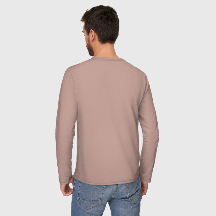 Мужской лонгслив хлопок Моя дочь моё счастье! фото