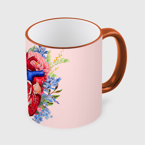 Кружка 3D Cердечко фото