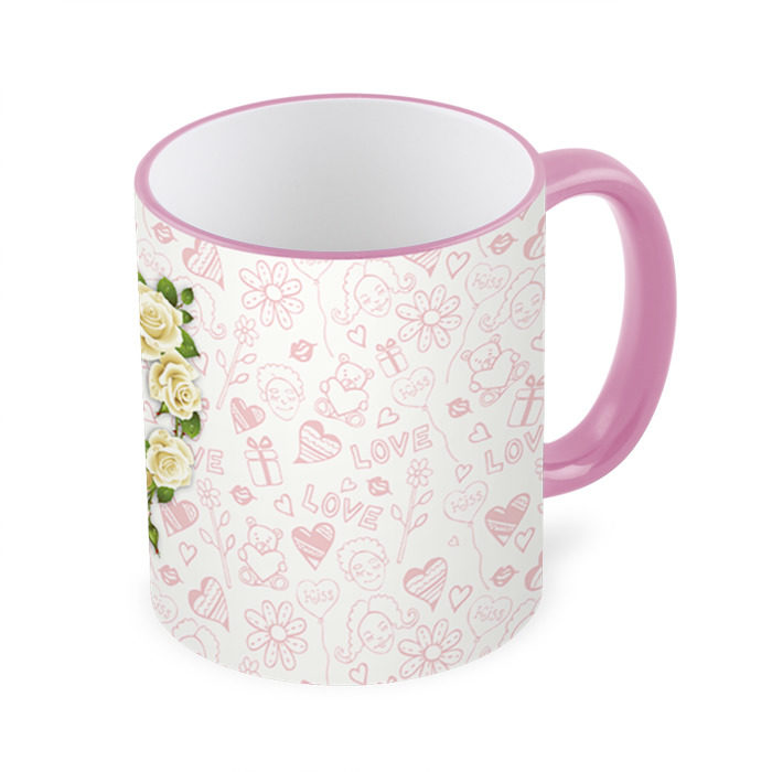 Кружка 3D Сердечко а фото