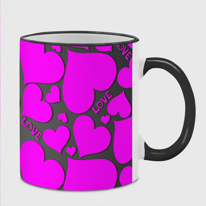 Кружка 3D Любовная история фото