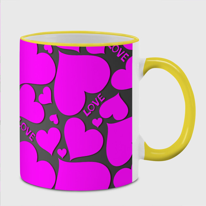 Кружка 3D Любовная история фото