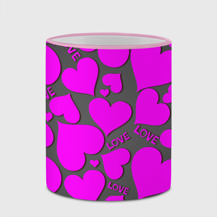 Кружка 3D Любовная история фото