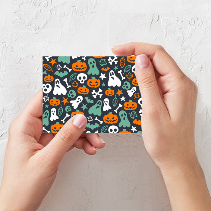 Поздравительная открытка Halloween фото