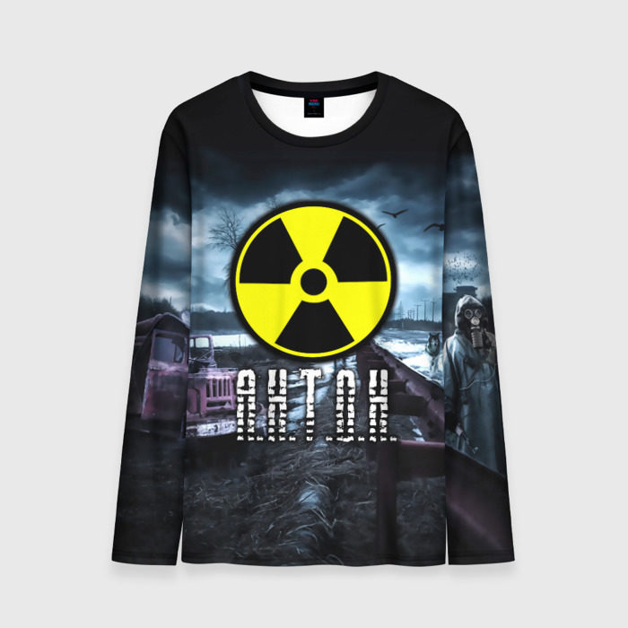 Мужской лонгслив 3D S.T.A.L.K.E.R. - А.Н.Т.О.Н. фото
