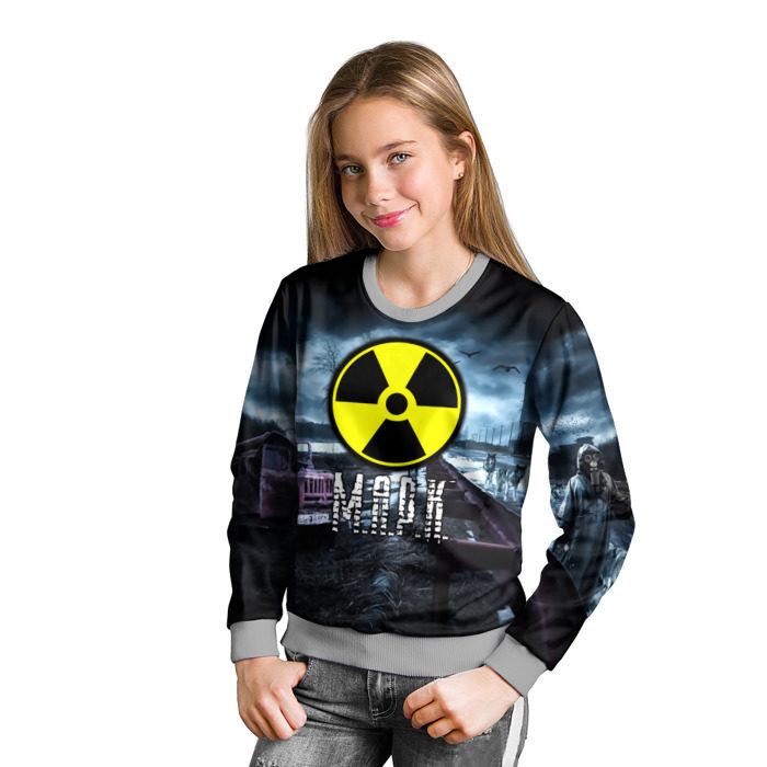 Детский свитшот 3D S.T.A.L.K.E.R. - М.А.Р.К. фото