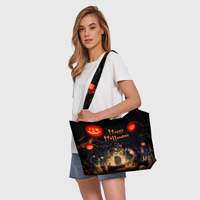 Пляжная сумка 3D Halloween фото