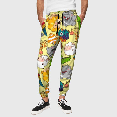 Мужские брюки 3D Зоопарк фото