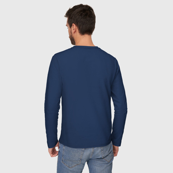 Мужской лонгслив хлопок Чёрный клевер фото