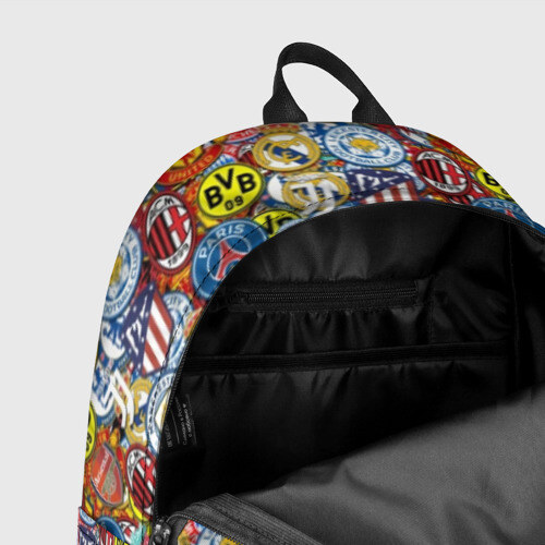 Рюкзак 3D ЛОГОТИПЫ ФУТБОЛЬНЫХ КОМАНД фото