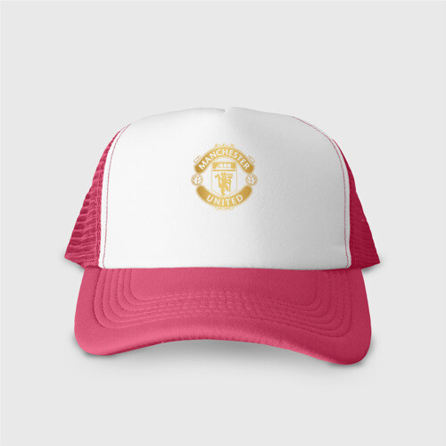 Кепка тракер с сеткой МАНЧЕСТЕР ЮНАЙТЕД GOLD фото