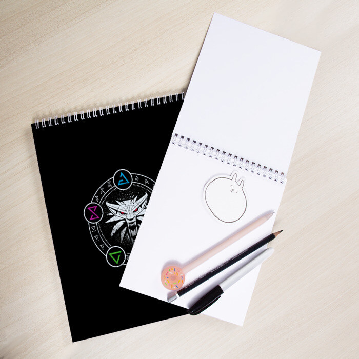 Скетчбук Ведьмачьи Знаки фото