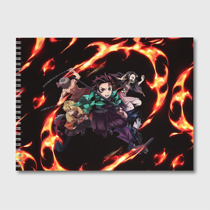 Альбом для рисования KIMETSU NO YAIBA фото