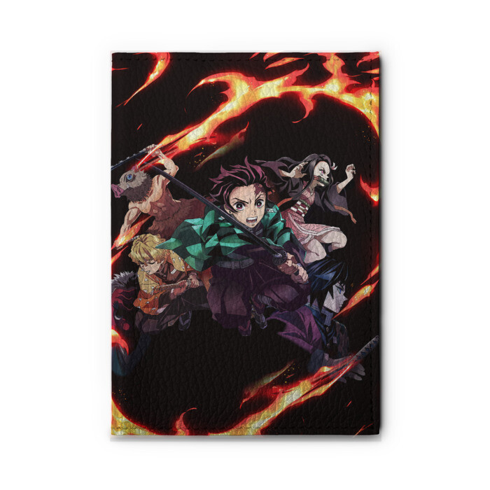 Обложка для автодокументов KIMETSU NO YAIBA фото