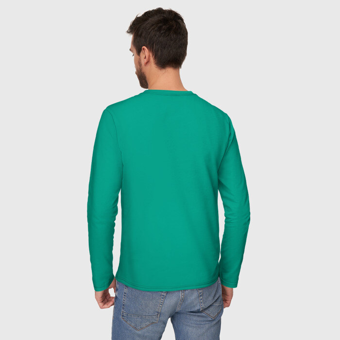 Мужской лонгслив хлопок Jill Valentine фото