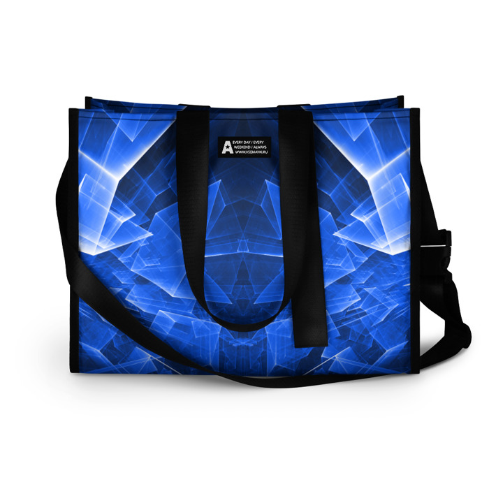 Сумка-шоппер 3D СИНЯЯ БРОНЯ фото