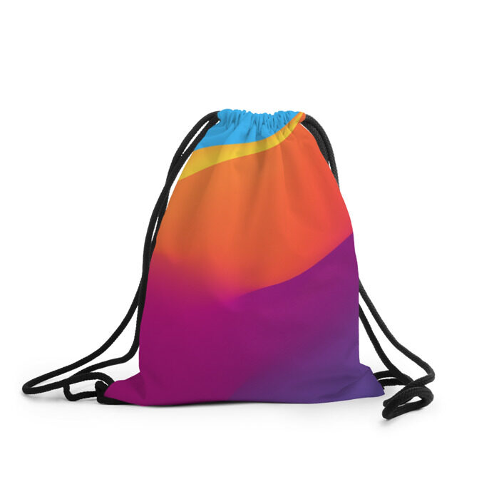 Рюкзак-мешок 3D ТЕКСТУРА ГРАДИЕНТА фото