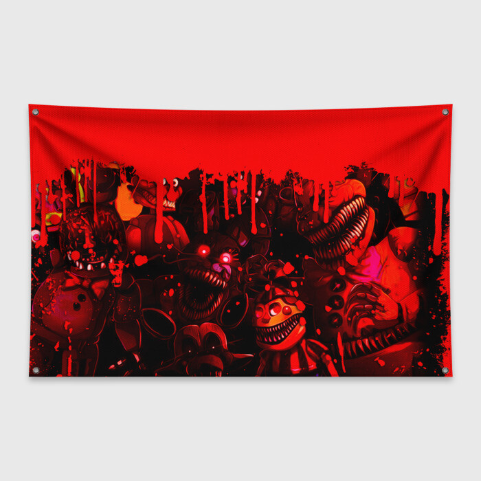 Флаг-баннер Five Nights At Freddys фото