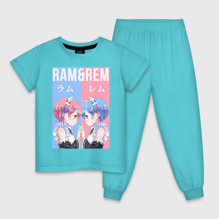 Детская пижама хлопок Rem x Ram фото