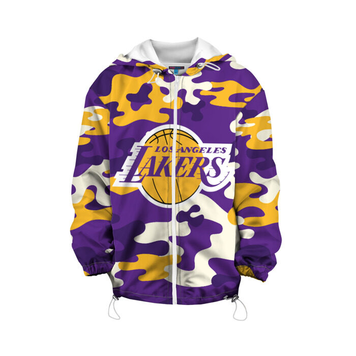 Детская куртка 3D LAKERS фото