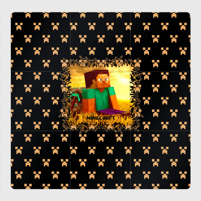 Магнитный плакат 3Х3 Minecraft фото
