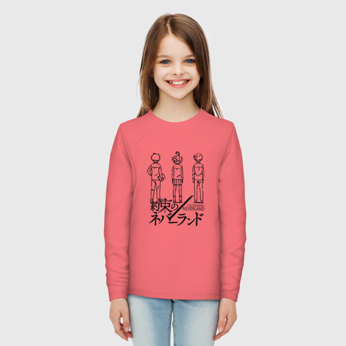 Детский лонгслив хлопок Обещанный Неверленд - Promised Neverlend фото