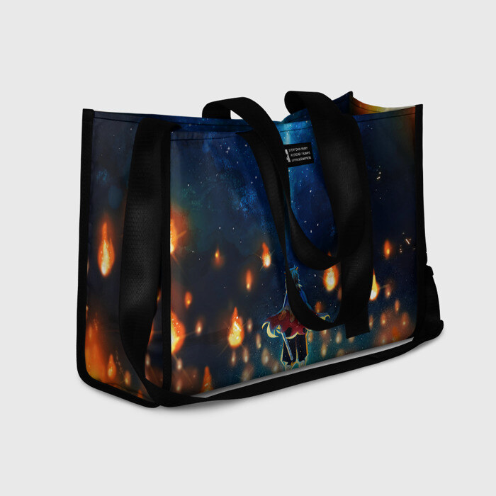 Сумка-шоппер 3D Ренгоку Кёджуро Клинок демонов фото