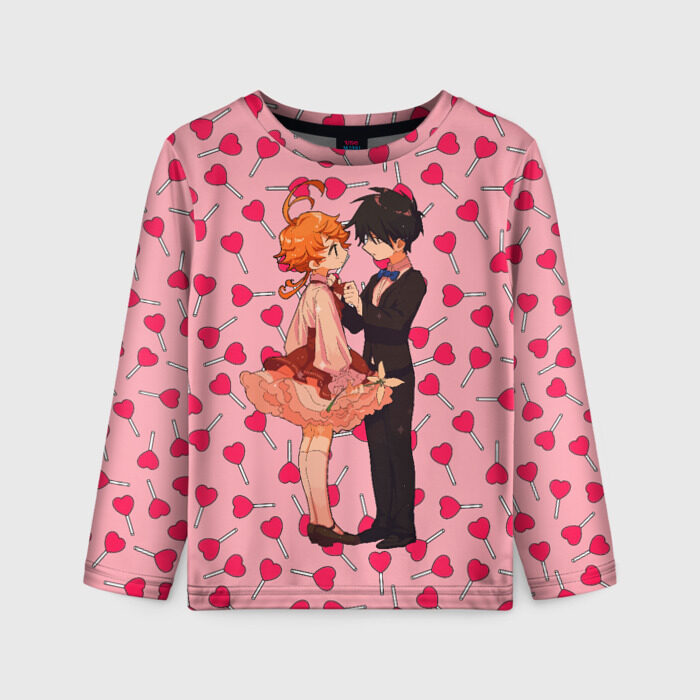 Детский лонгслив 3D Обещанный Неверленд фото