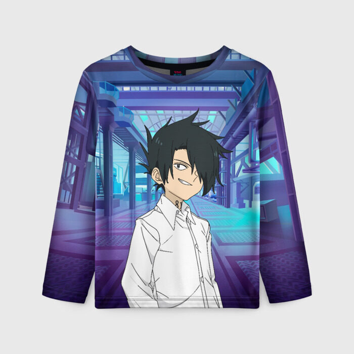 Детский лонгслив 3D Обещанный Неверленд фото