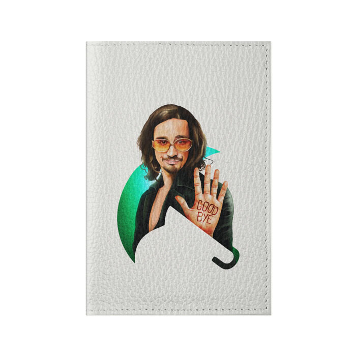 Обложка для паспорта матовая кожа Klaus фото