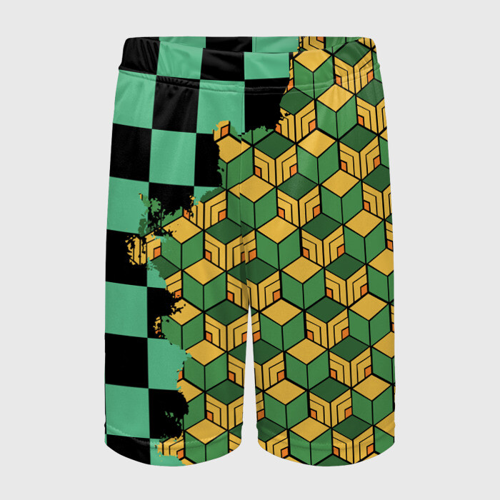 Детские спортивные шорты 3D ТАНДЖИРО И ТОМИОКА фото