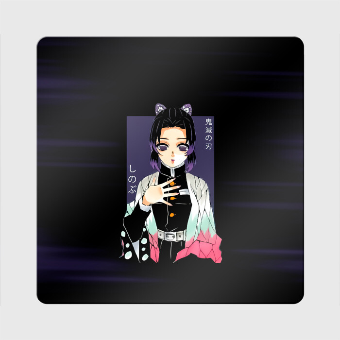 Магнит виниловый Квадрат Шинобу Кочо Kimetsu no Yaiba фото