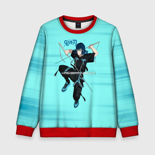 Детский свитшот 3D Hashibira Inosuke Kimetsu no Yaiba фото