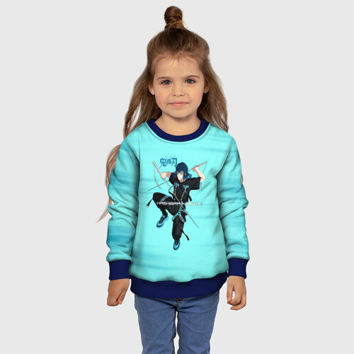 Детский свитшот 3D Hashibira Inosuke Kimetsu no Yaiba фото