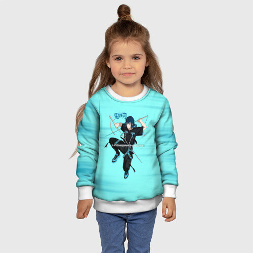 Детский свитшот 3D Hashibira Inosuke Kimetsu no Yaiba фото