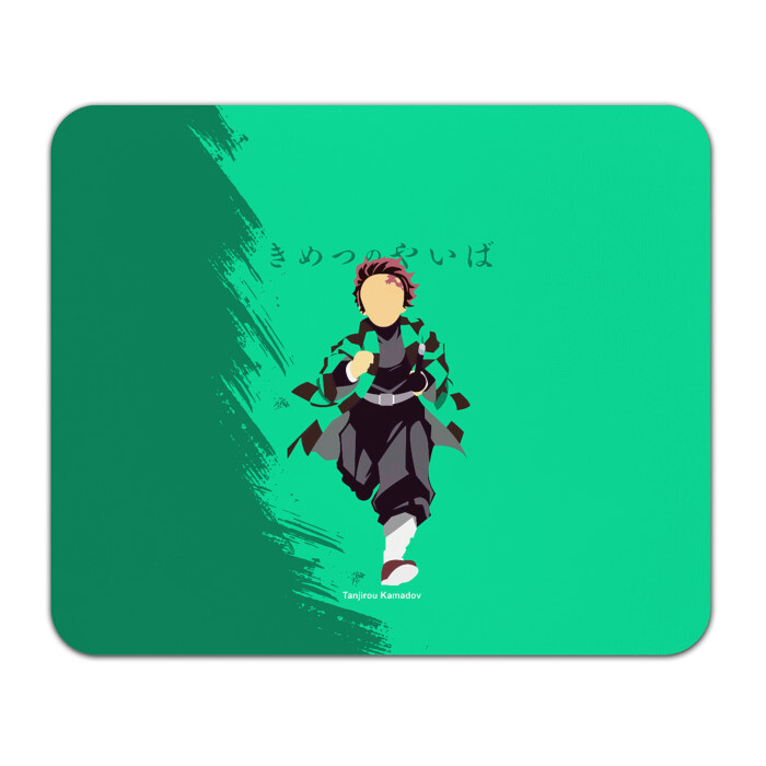 Коврик для мышки прямоугольный Танджиро Камадо Kimetsu no Yaiba фото