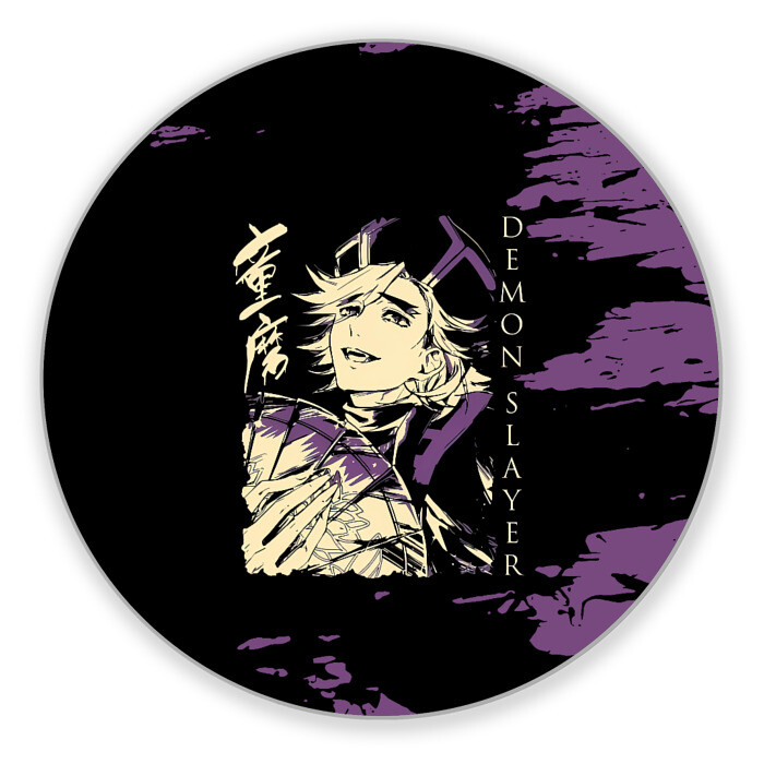 Коврик для мышки круглый Demon Slayer Kimetsu no Yaiba фото
