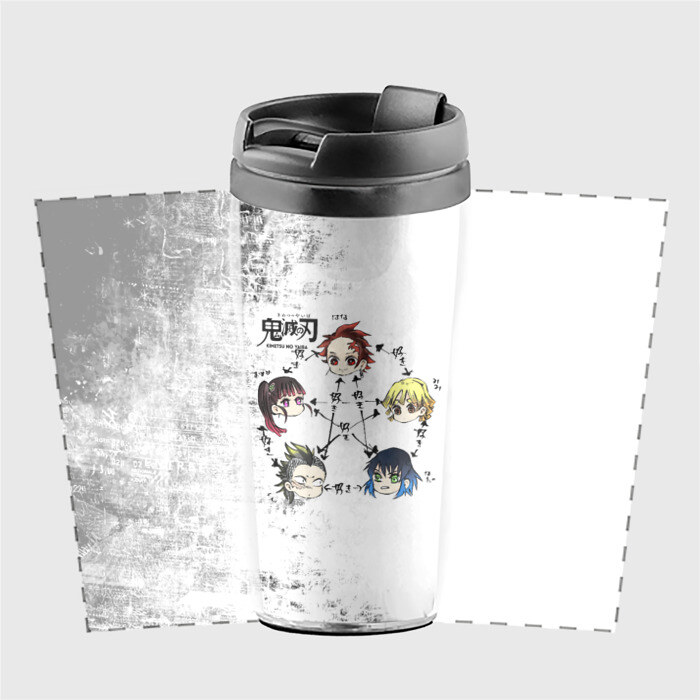 Термокружка-непроливайка Клинок, рассекающий демонов ГЕРОИ фото