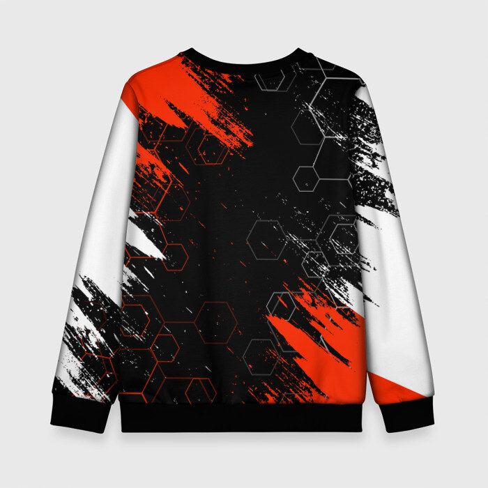 Детский свитшот 3D ЛЮБОВЬ СМЕРТЬ И РОБОТЫ / СОТЫ фото