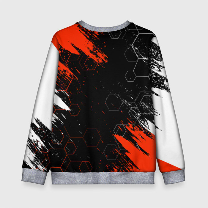 Детский свитшот 3D ЛЮБОВЬ СМЕРТЬ И РОБОТЫ / СОТЫ фото